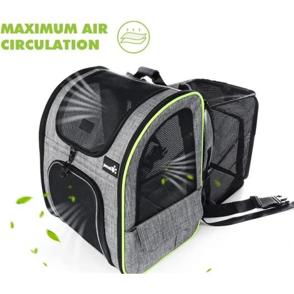 Cat Carrier Backpacks, Expandable Cat Backpack with Breathable Mesh, Pet Carrier